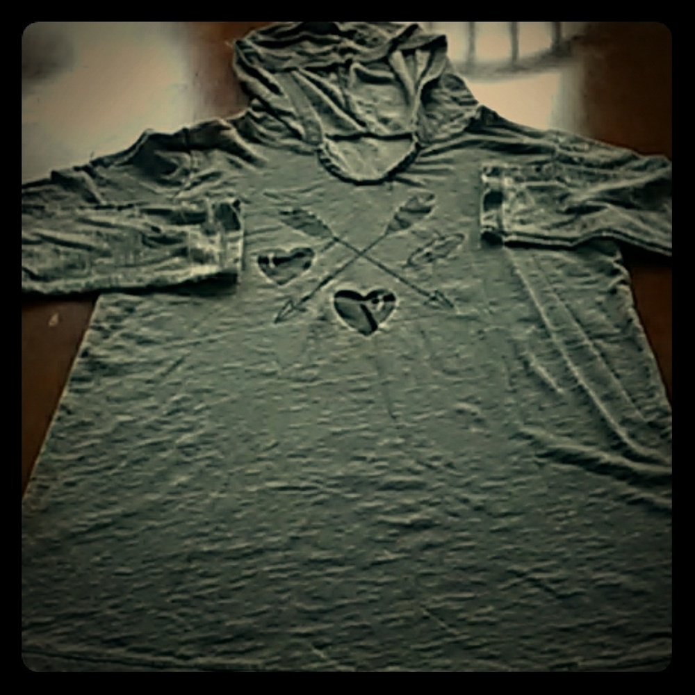Long Sleeved Hooded Sweatshirt